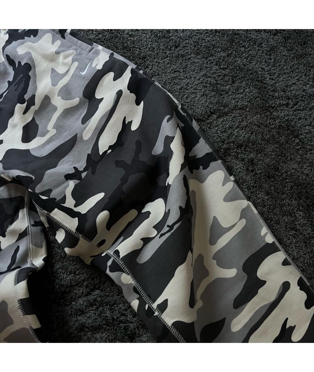 NIKE Черные хлопковые повседневные брюки, фото 3