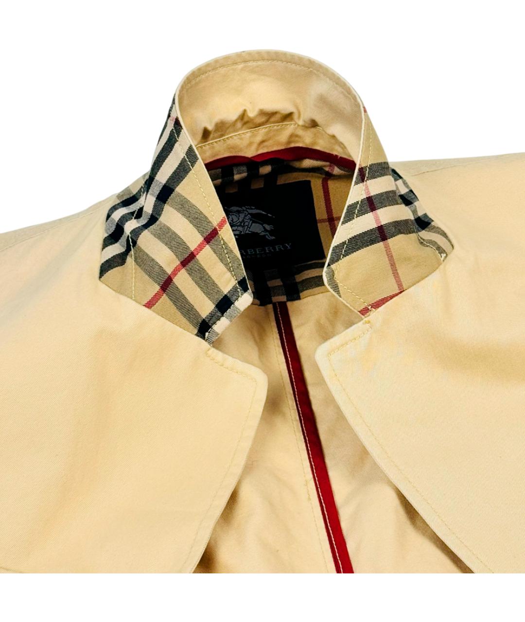 BURBERRY Желтый хлопковый пиджак, фото 6