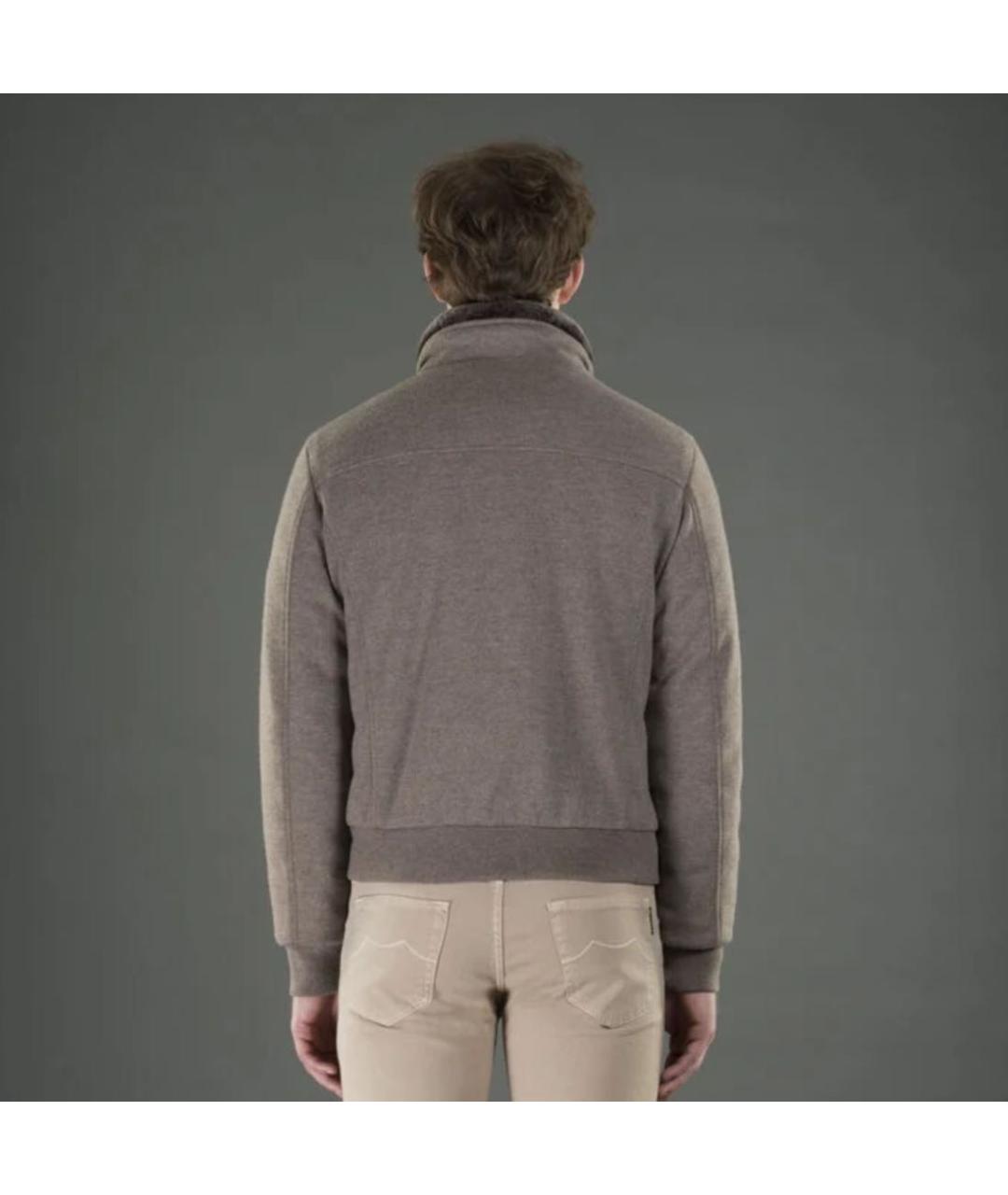 MOORER Бежевая шерстяная куртка, фото 2