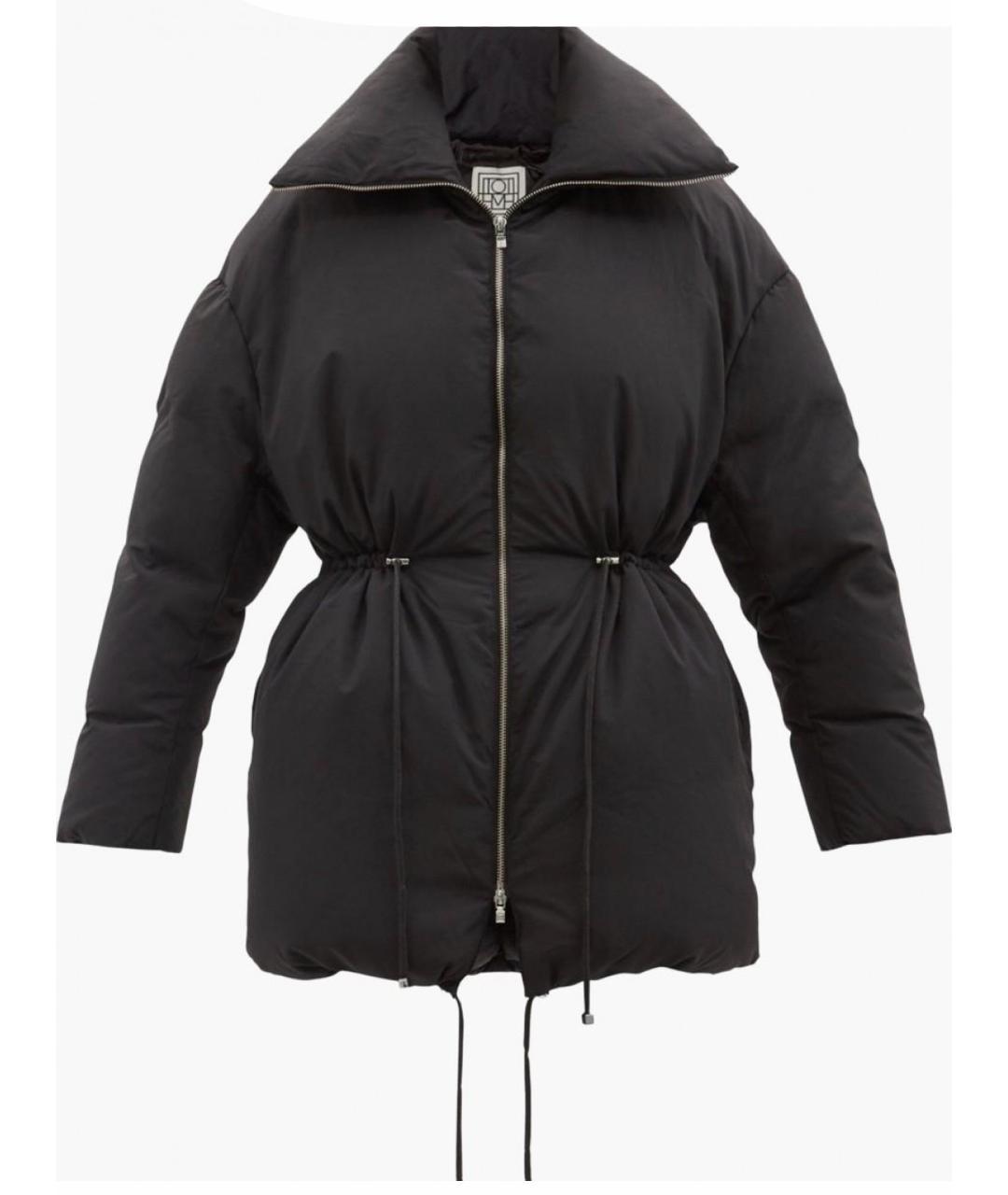 TOTEME Черный полиамидовый пуховик, фото 8