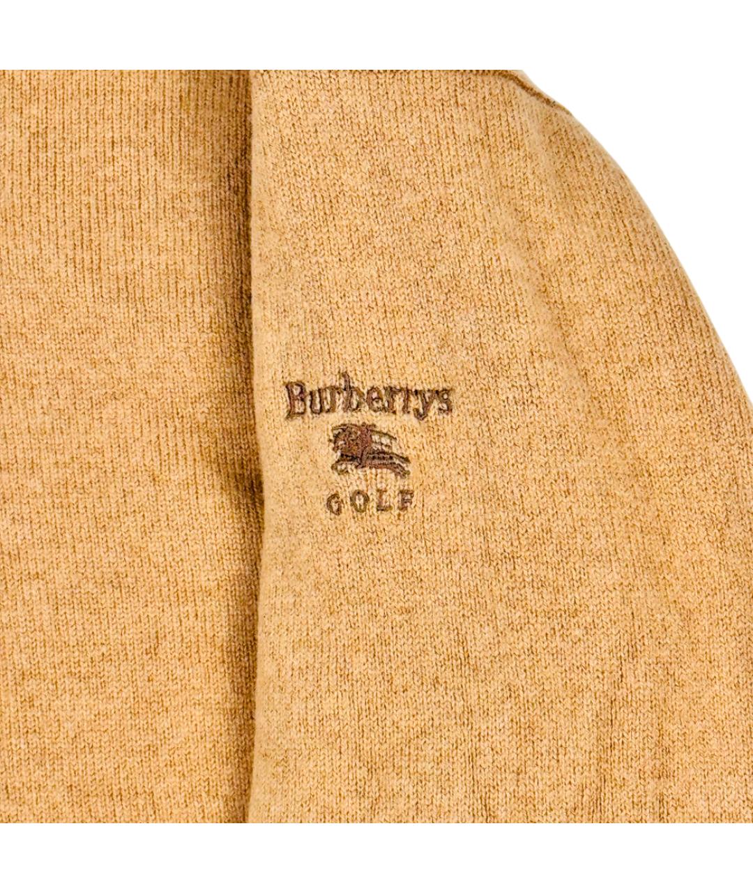 BURBERRY Коричневый шерстяной джемпер / свитер, фото 5