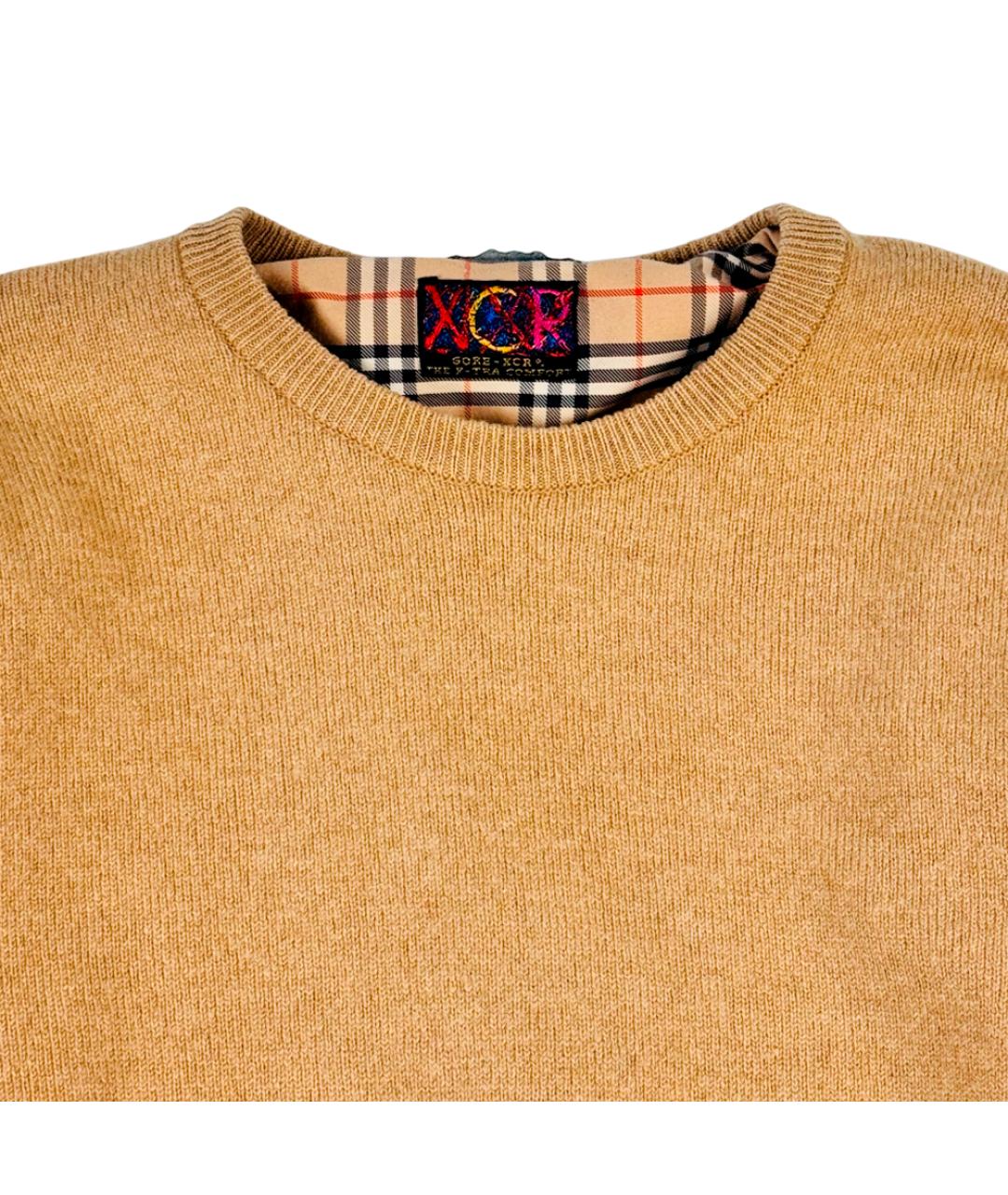 BURBERRY Коричневый шерстяной джемпер / свитер, фото 4