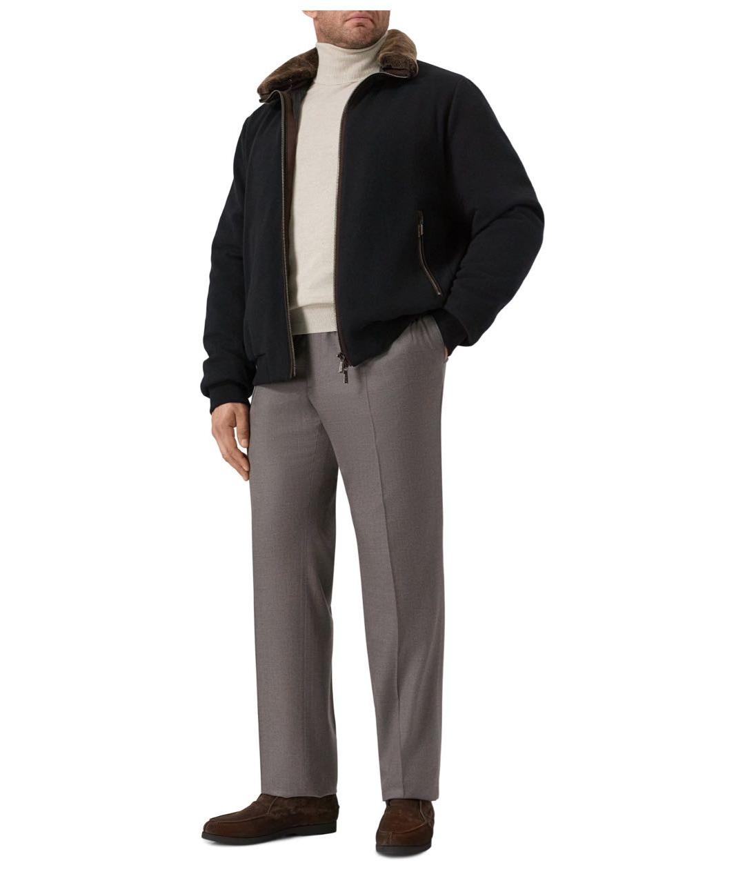 MOORER Темно-синяя шерстяная куртка, фото 5