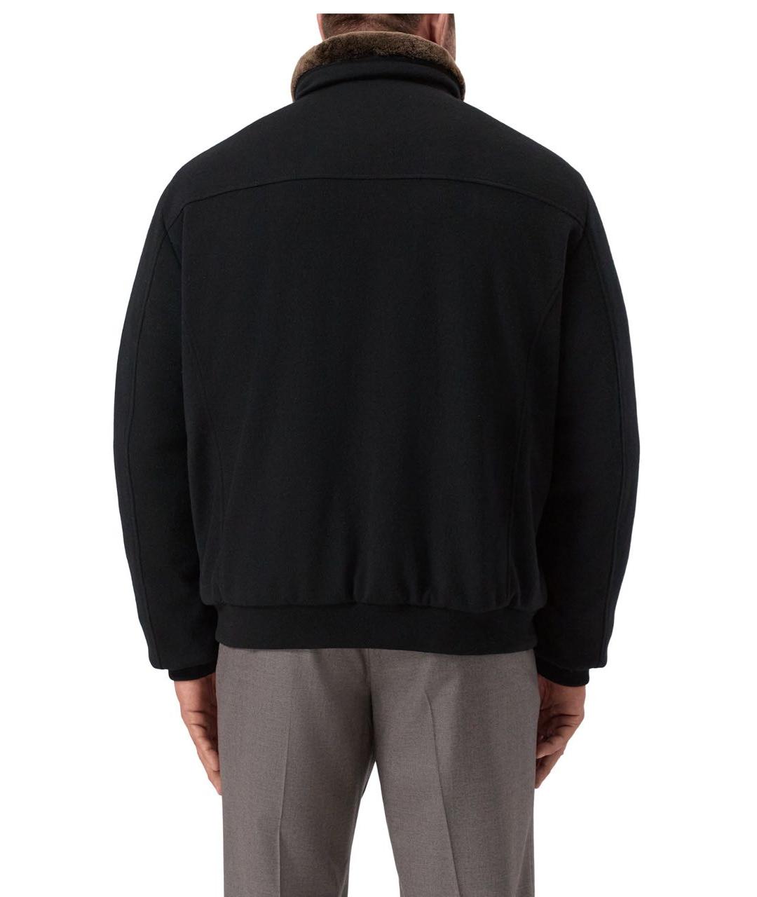 MOORER Темно-синяя шерстяная куртка, фото 2