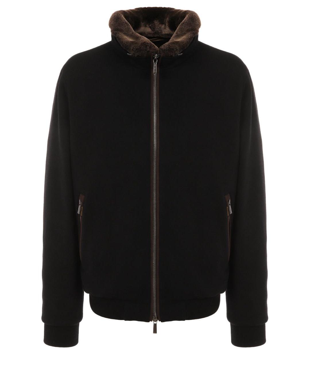 MOORER Темно-синяя шерстяная куртка, фото 1