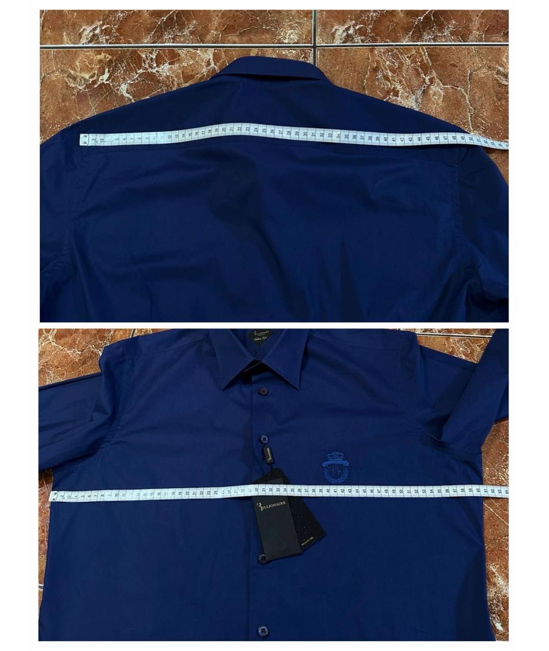 BILLIONAIRE Синяя кэжуал рубашка, фото 7