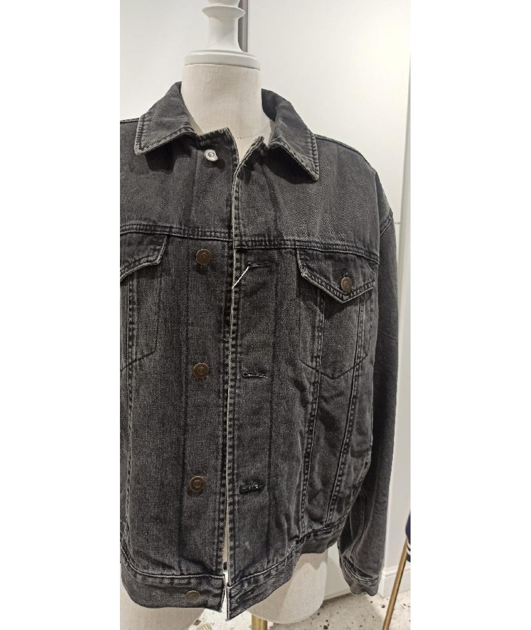 MAISON MARGIELA Черная хлопковая куртка, фото 5