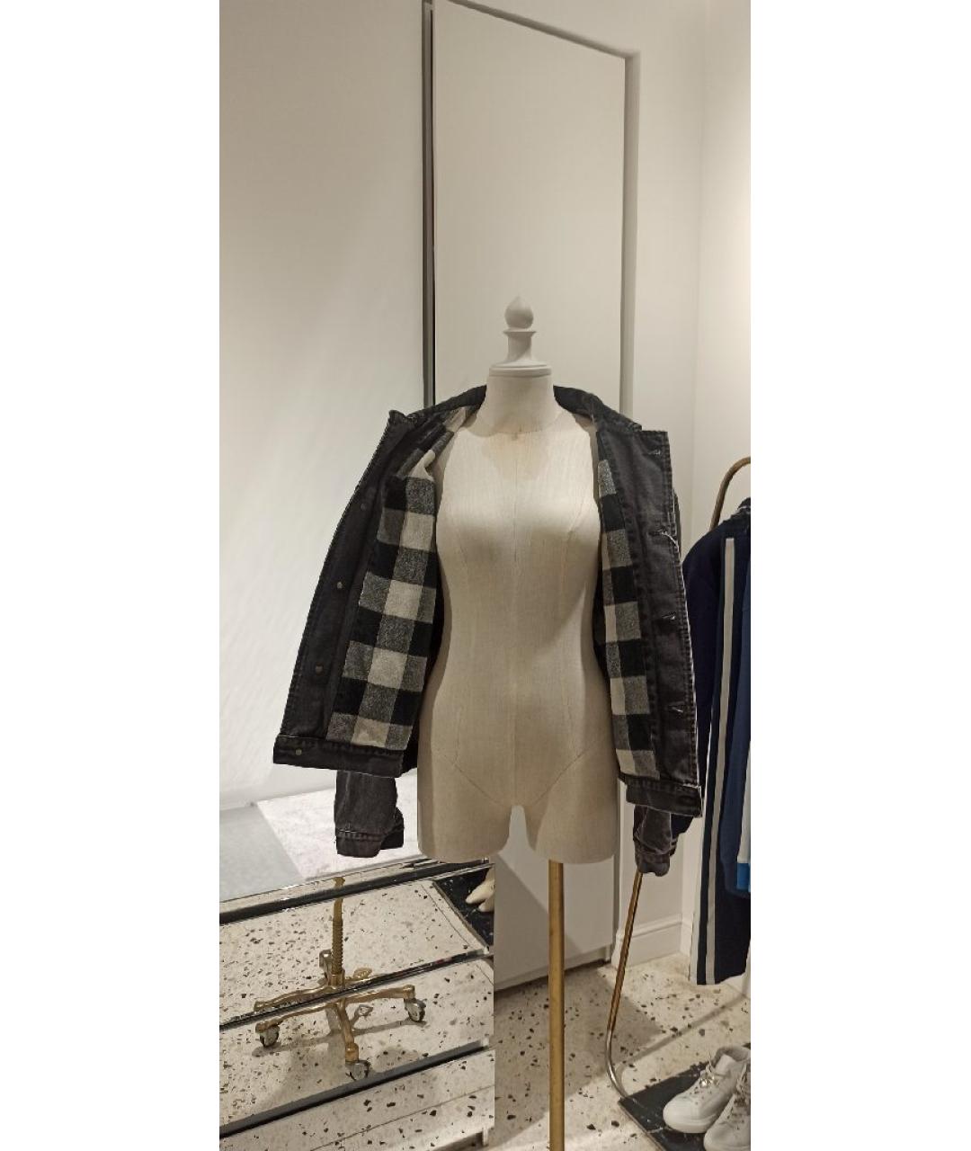 MAISON MARGIELA Черная хлопковая куртка, фото 6