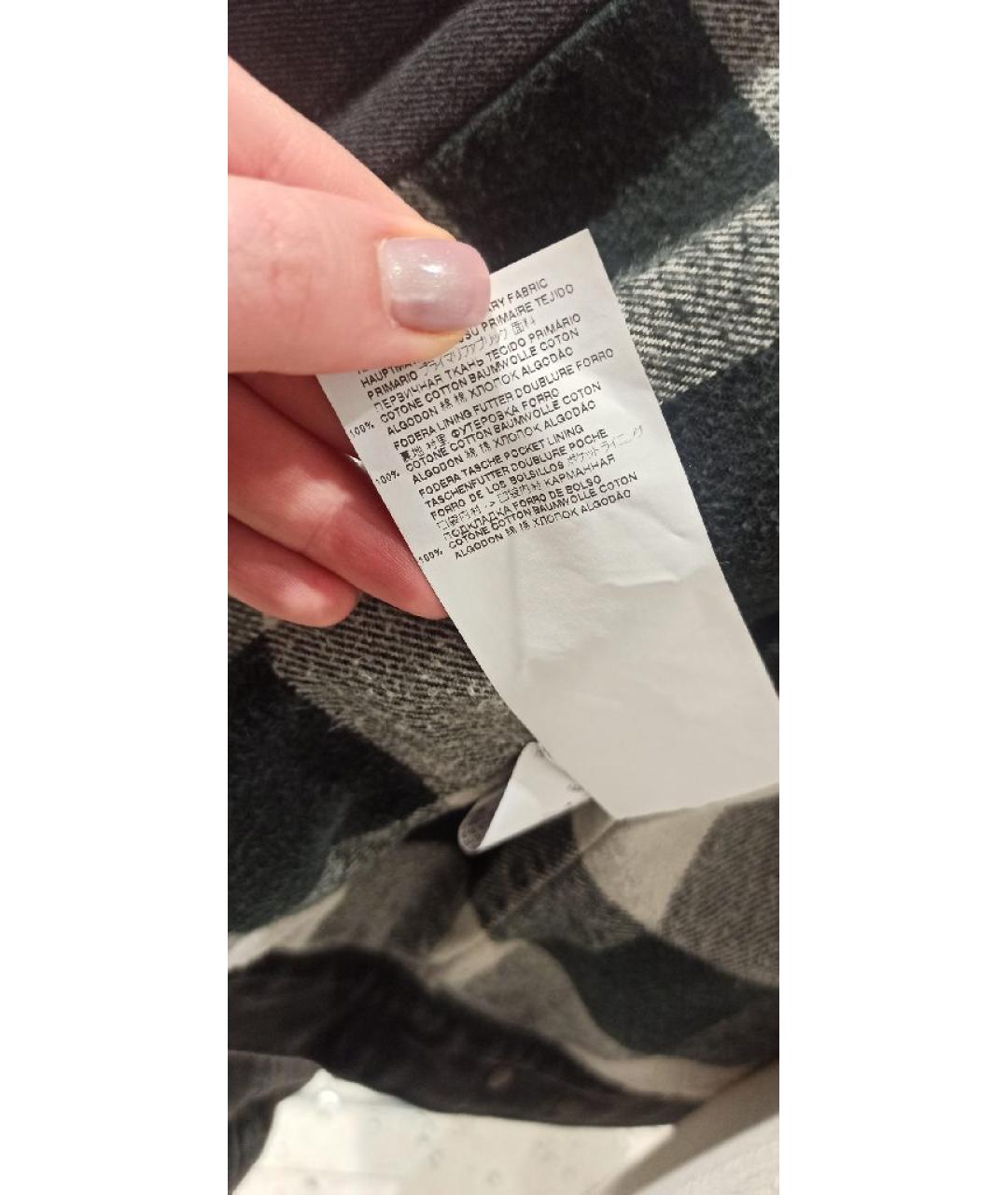 MAISON MARGIELA Черная хлопковая куртка, фото 7