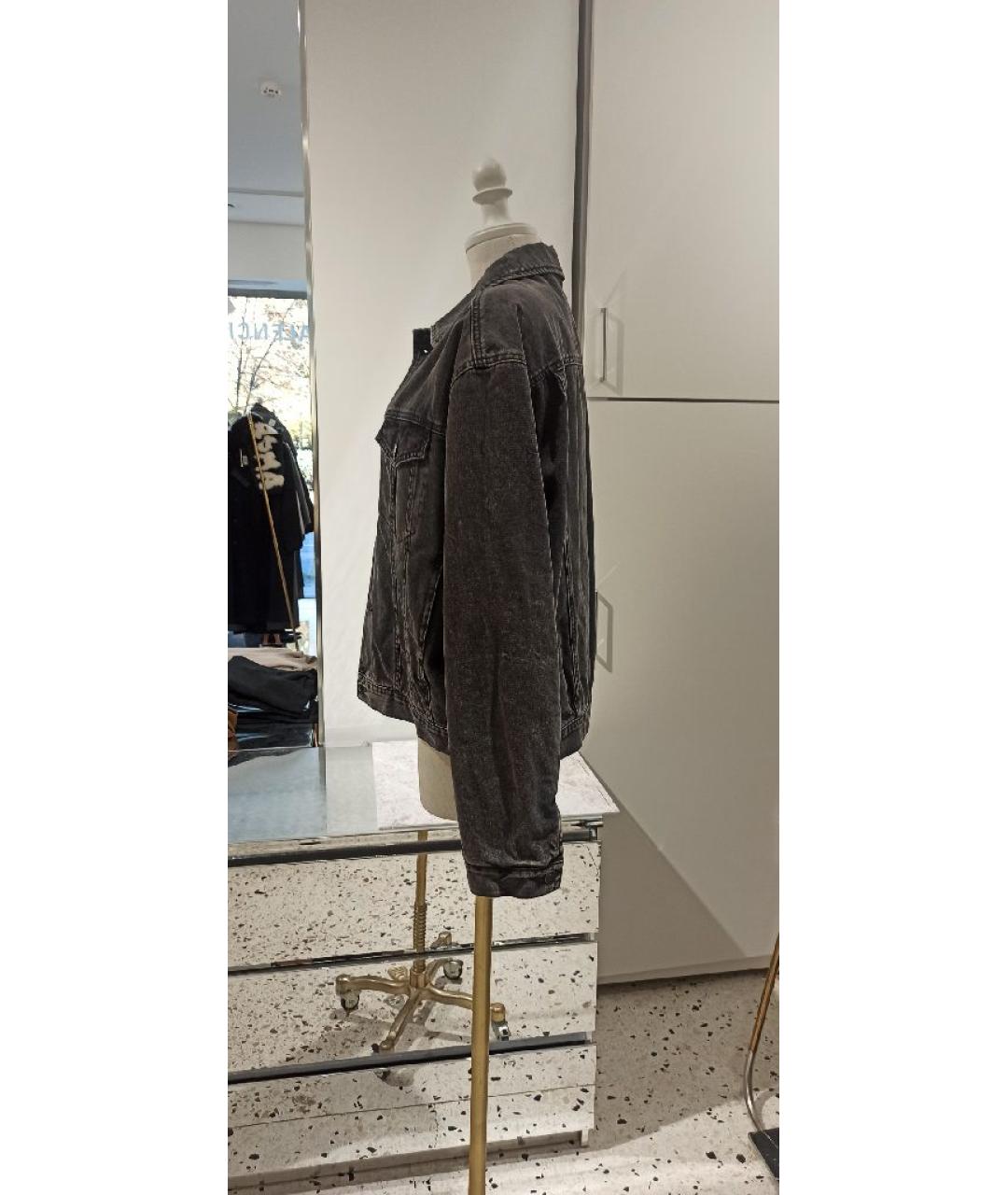 MAISON MARGIELA Черная хлопковая куртка, фото 3