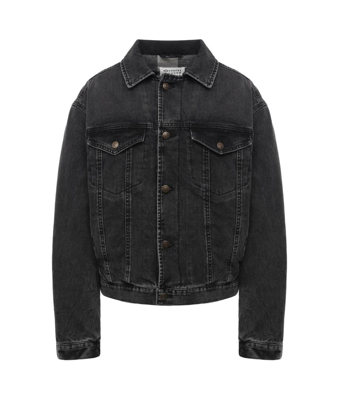 MAISON MARGIELA Черная хлопковая куртка, фото 1