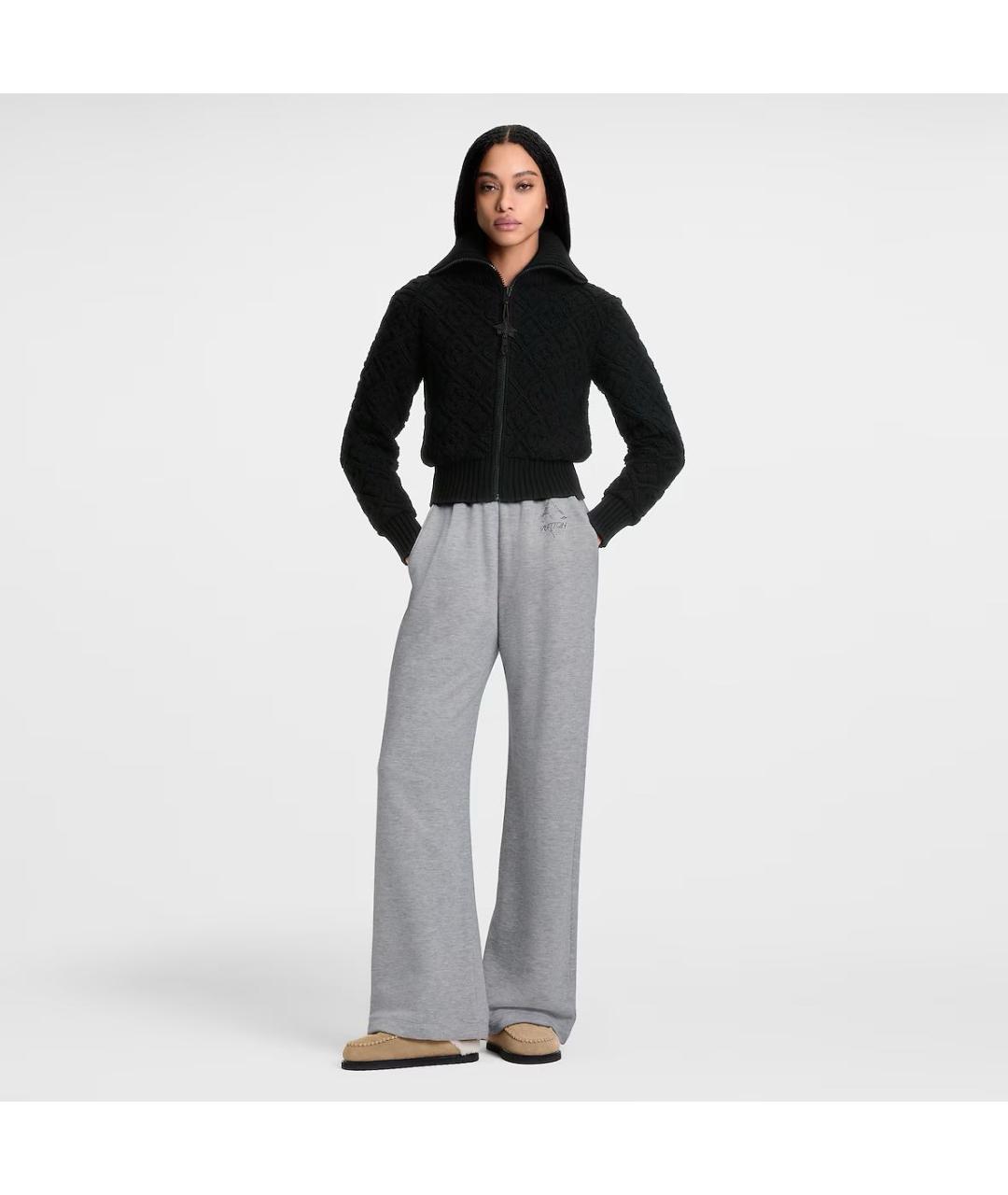 LOUIS VUITTON Черный шерстяной жакет/пиджак, фото 2