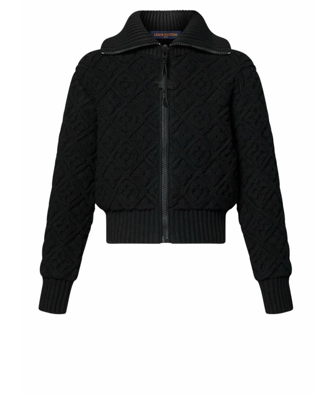 LOUIS VUITTON Черный шерстяной жакет/пиджак, фото 1