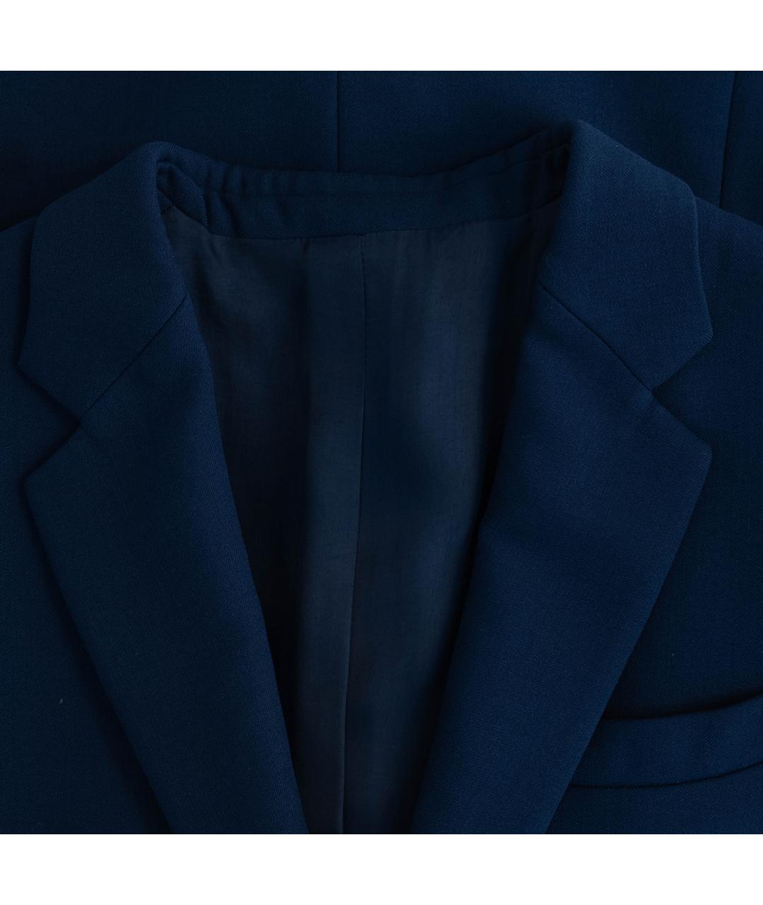 CELINE Темно-синий шерстяной жакет/пиджак, фото 3