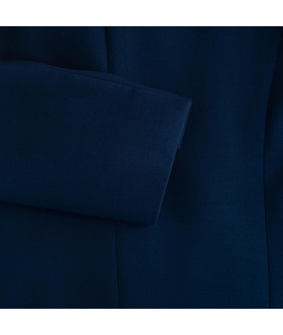 CELINE Темно-синий шерстяной жакет/пиджак, фото 5