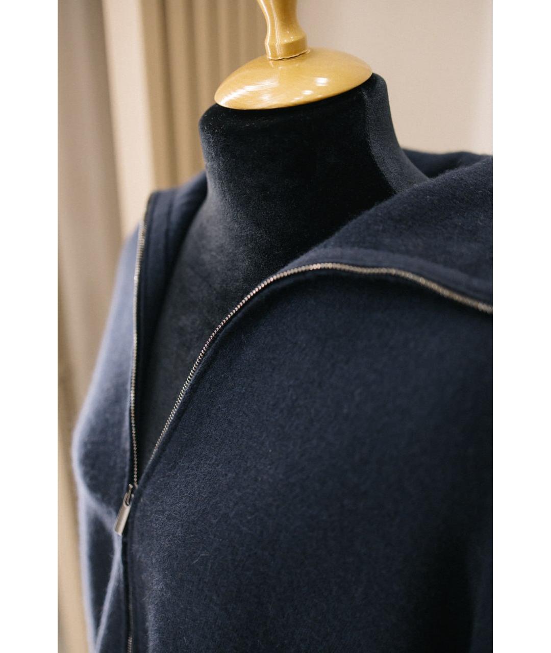 GENTRY PORTOFINO Темно-синий кашемировый джемпер / свитер, фото 3