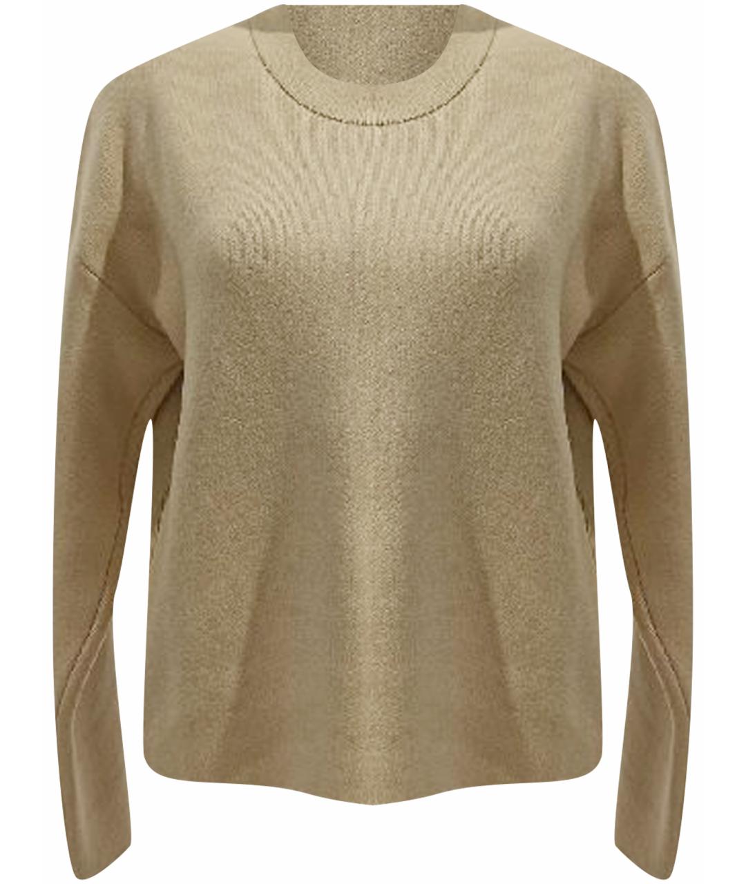 CHRISTIAN DIOR Бежевый кашемировый джемпер / свитер, фото 1