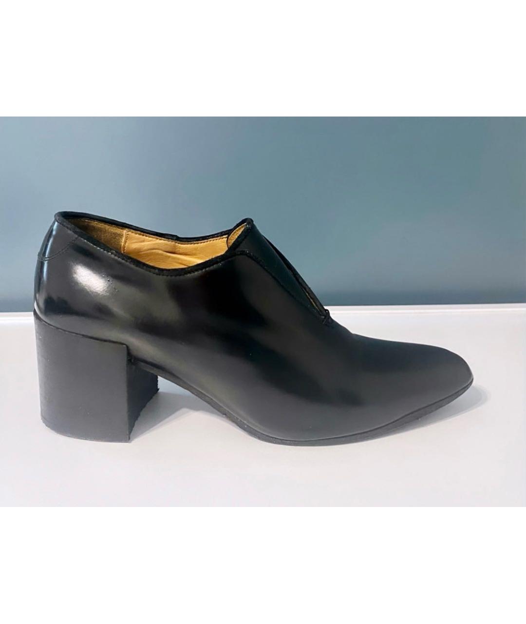 ACNE STUDIOS Черные кожаные туфли, фото 2