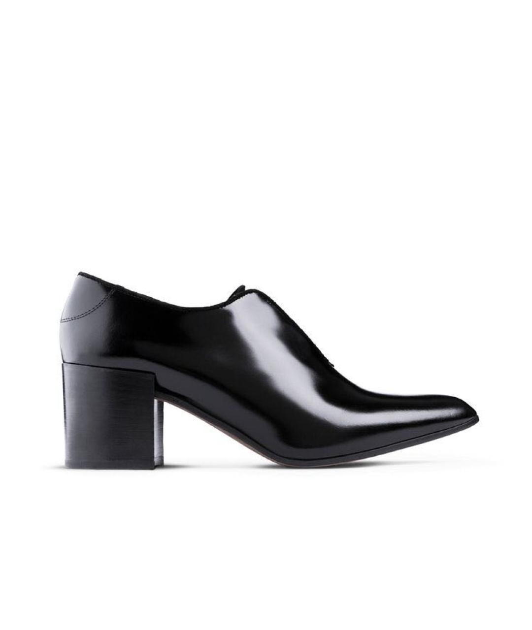 ACNE STUDIOS Черные кожаные туфли, фото 1