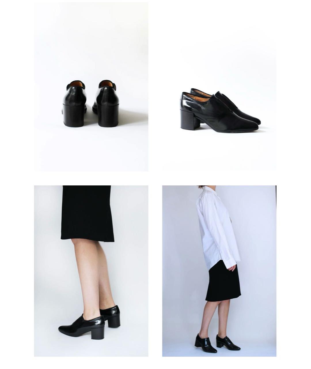 ACNE STUDIOS Черные кожаные туфли, фото 6