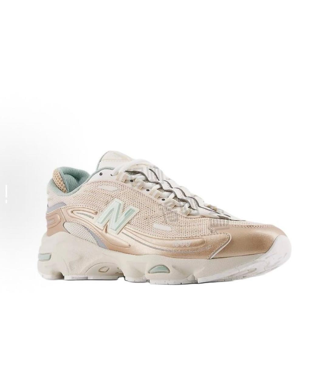 NEW BALANCE Бежевые кожаные кроссовки, фото 2