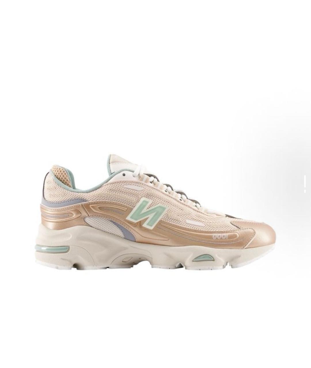 NEW BALANCE Бежевые кожаные кроссовки, фото 4