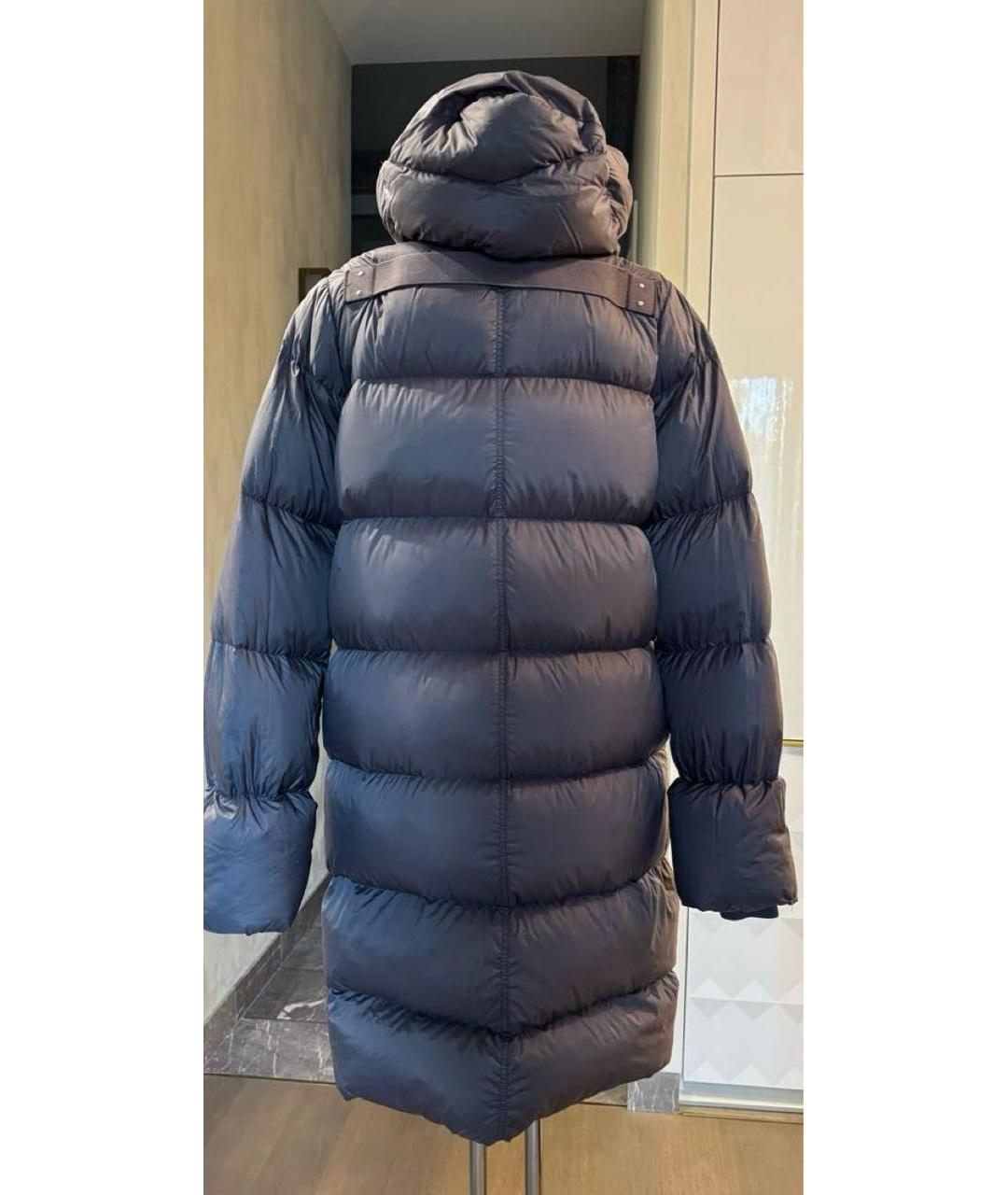 RICK OWENS Фиолетовый полиэстеровый пуховик, фото 2