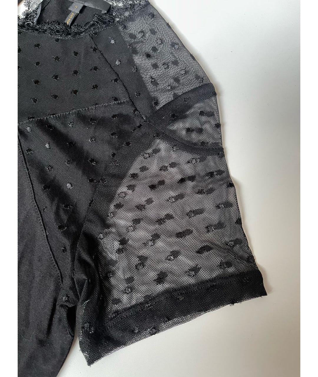 MAJE Черная футболка, фото 4