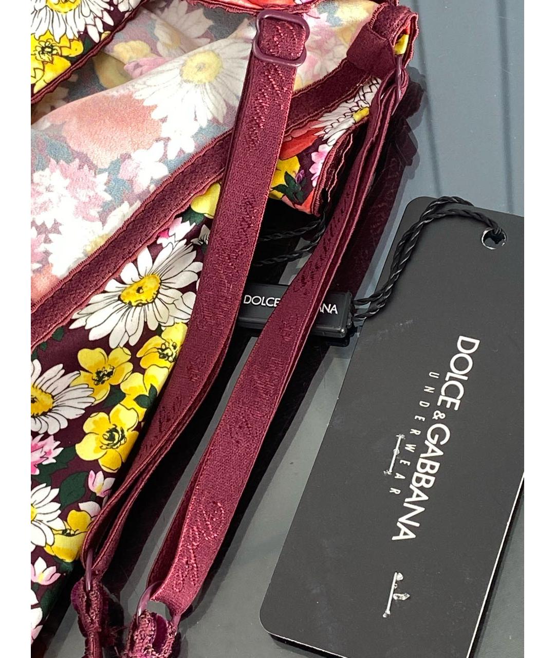 DOLCE&GABBANA Мульти полиэстеровая майка, фото 6