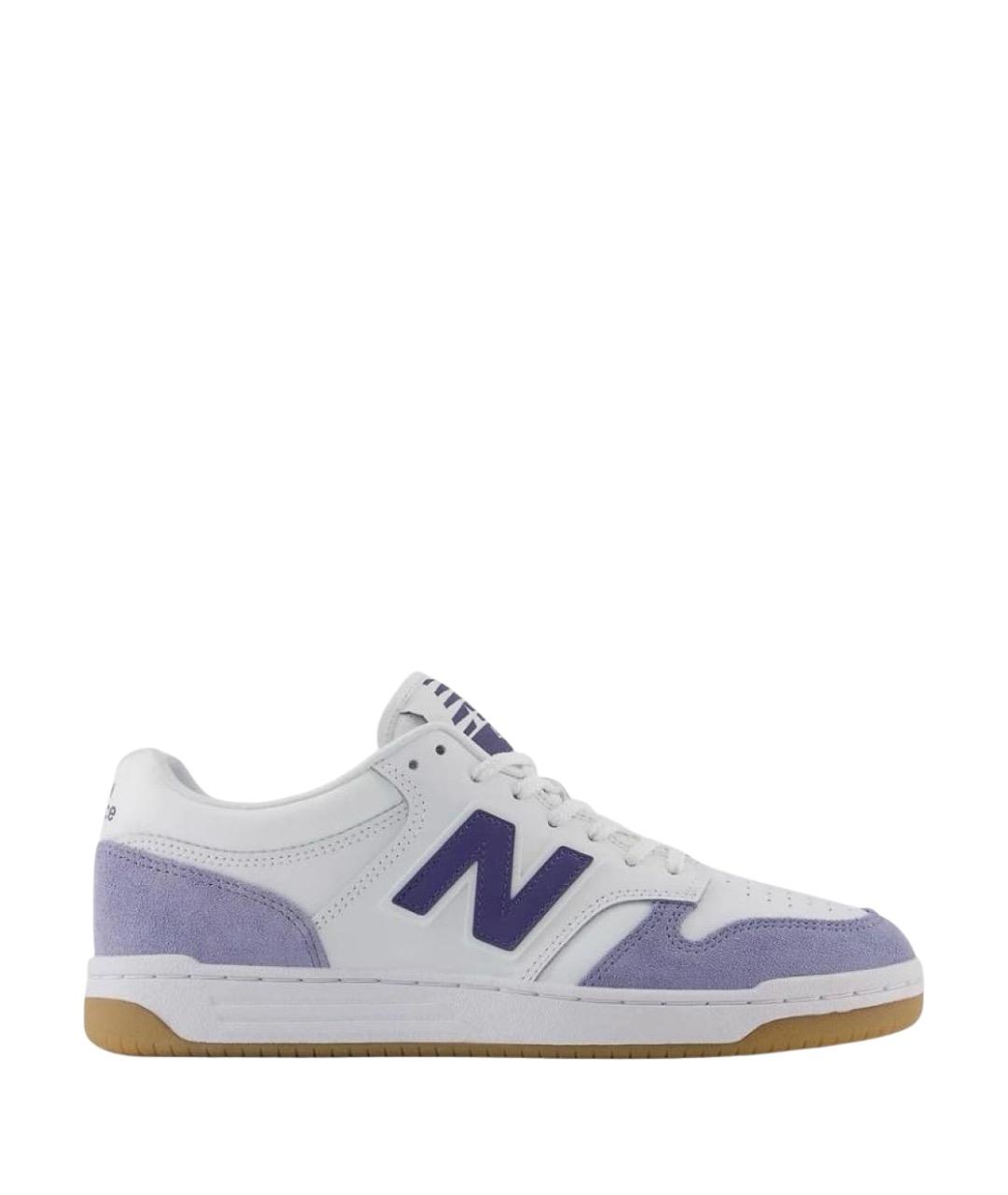 NEW BALANCE Белые кожаные кроссовки, фото 1