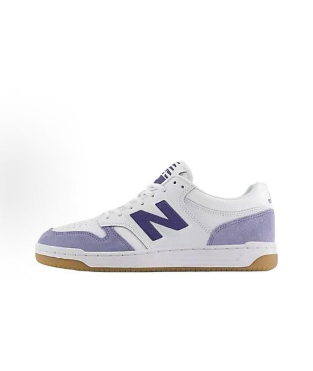 NEW BALANCE Белые кожаные кроссовки, фото 2