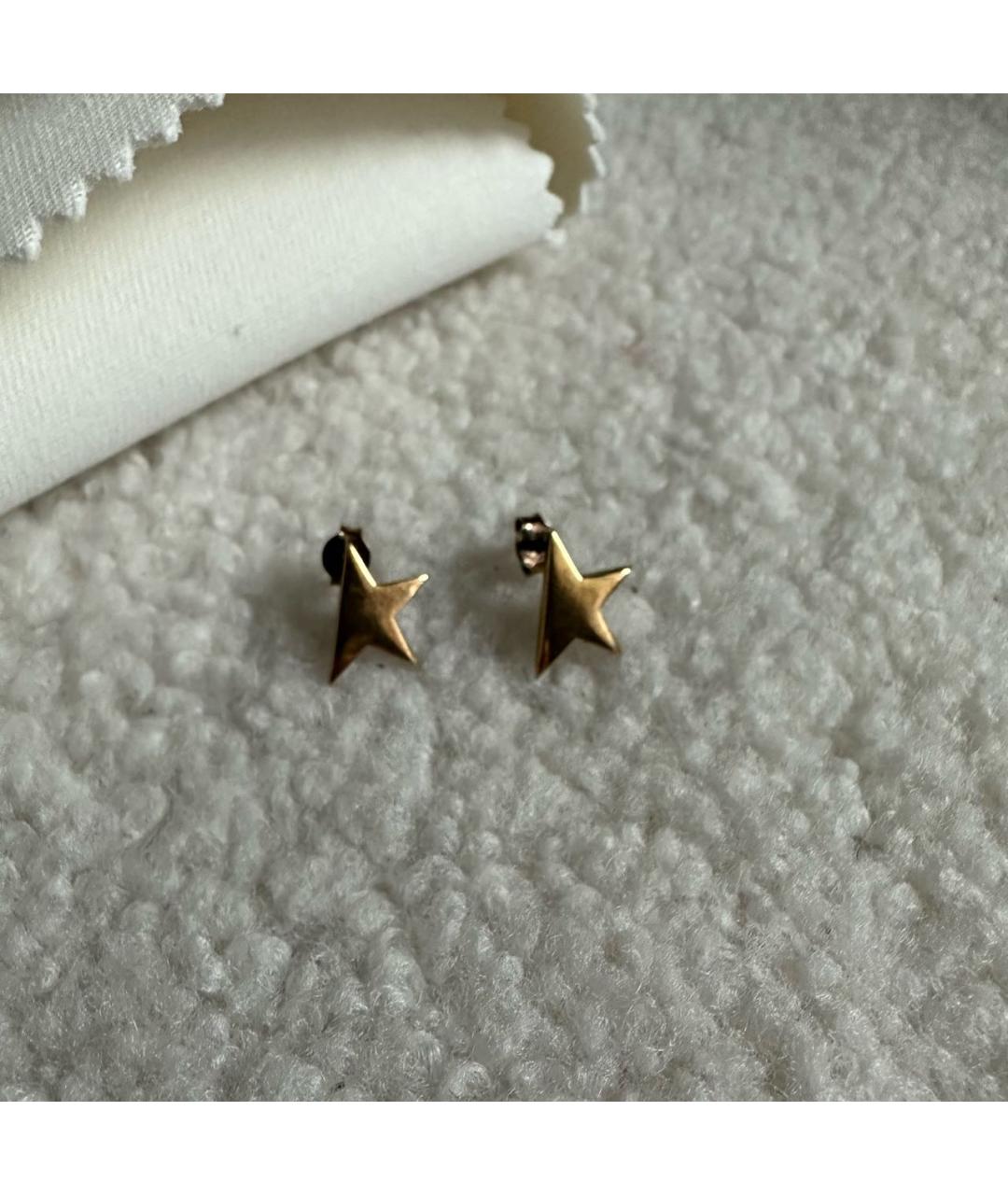 GOLDEN GOOSE DELUXE BRAND Золотые металлические серьги, фото 3