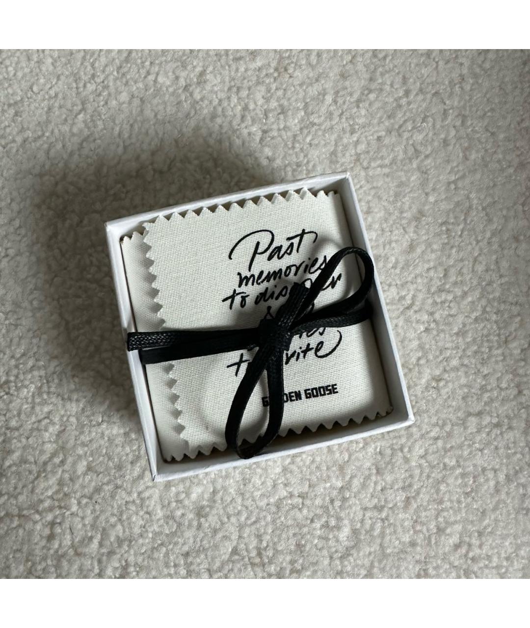 GOLDEN GOOSE DELUXE BRAND Золотые металлические серьги, фото 7