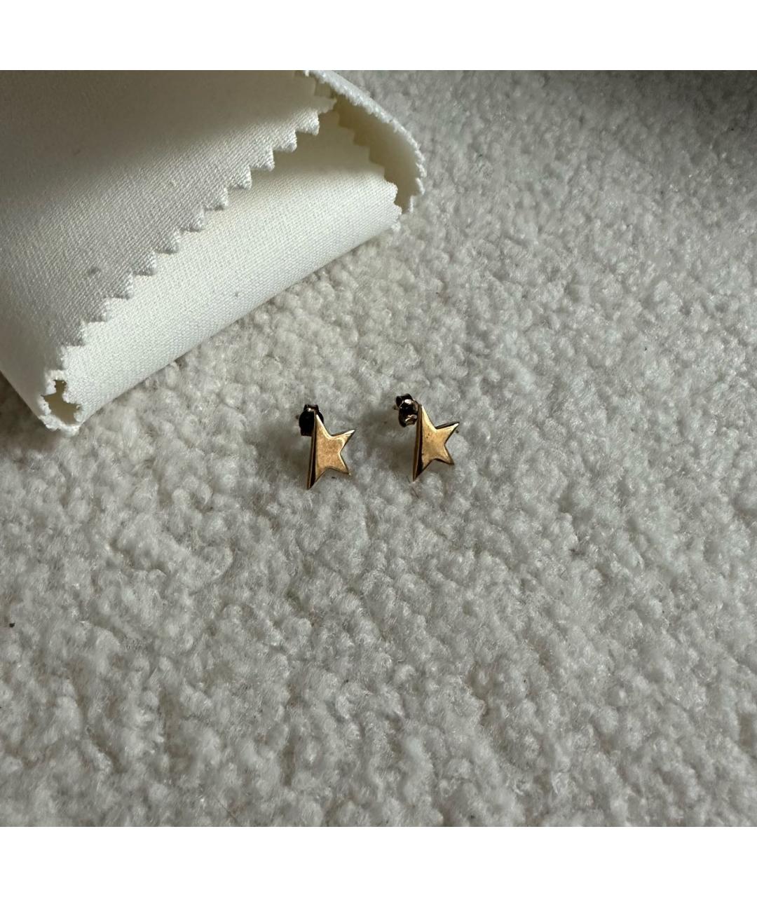 GOLDEN GOOSE DELUXE BRAND Золотые металлические серьги, фото 2