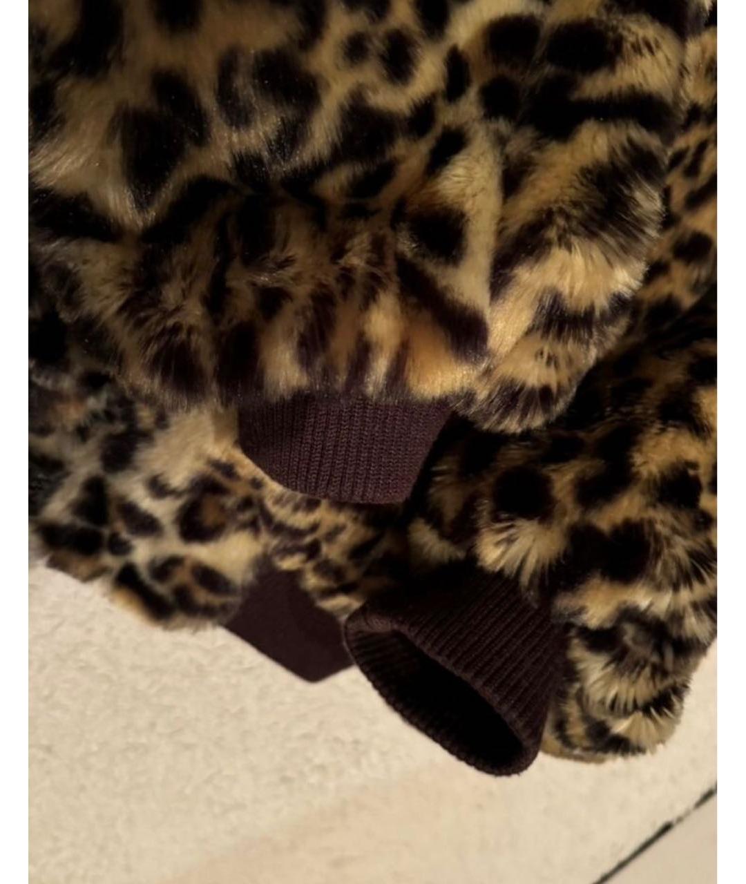 R13 Коричневая синтетическая куртка, фото 7