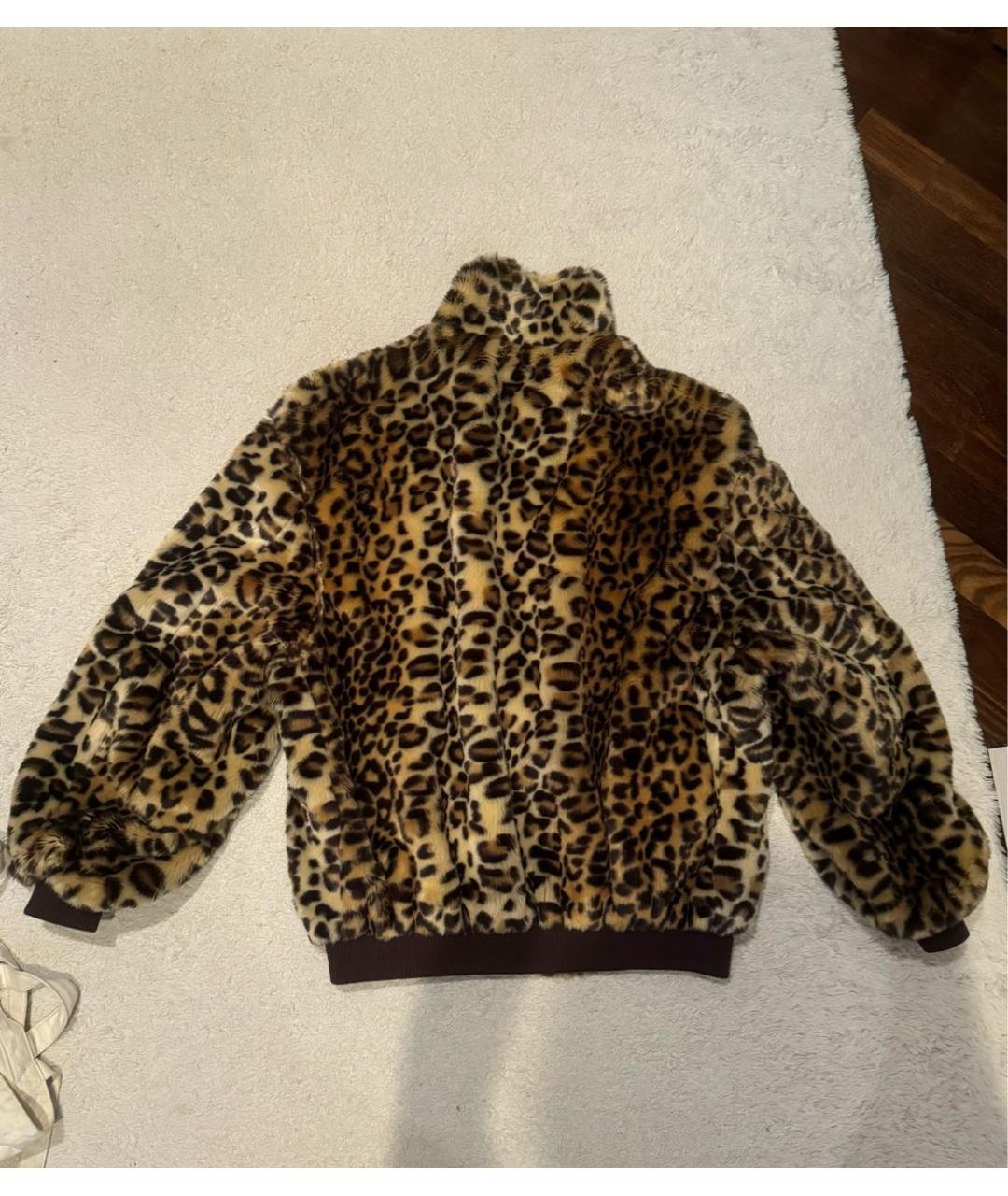 R13 Коричневая синтетическая куртка, фото 2