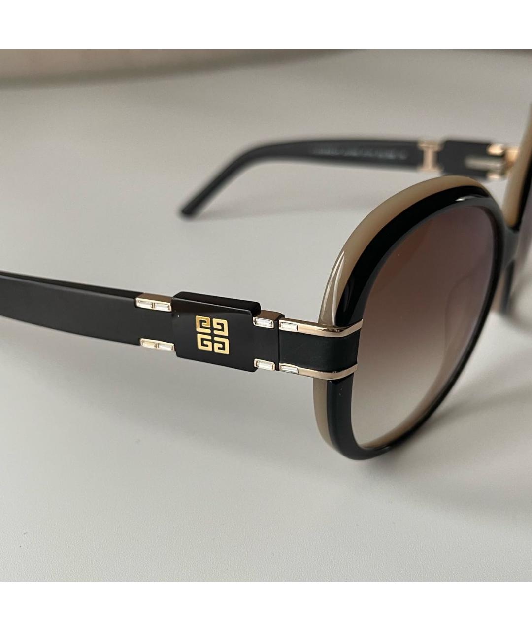 GIVENCHY Коричневые пластиковые солнцезащитные очки, фото 3