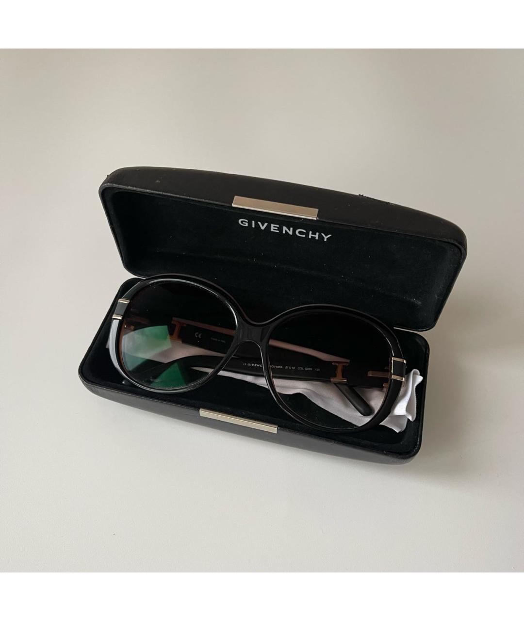 GIVENCHY Коричневые пластиковые солнцезащитные очки, фото 5