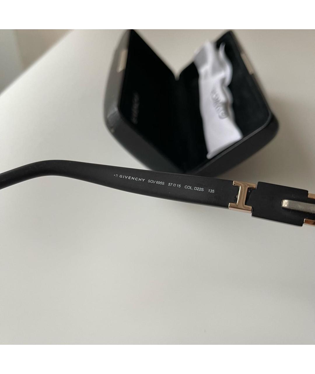 GIVENCHY Коричневые пластиковые солнцезащитные очки, фото 8