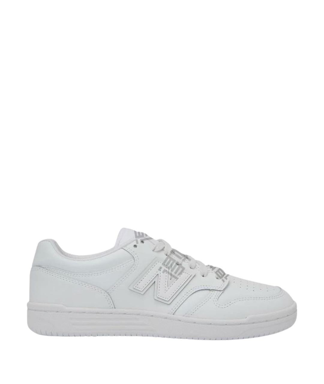 NEW BALANCE Белые кожаные кроссовки, фото 1
