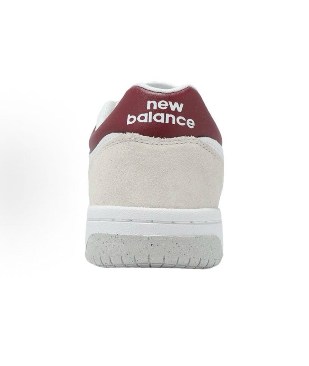 NEW BALANCE Белые кожаные кроссовки, фото 4