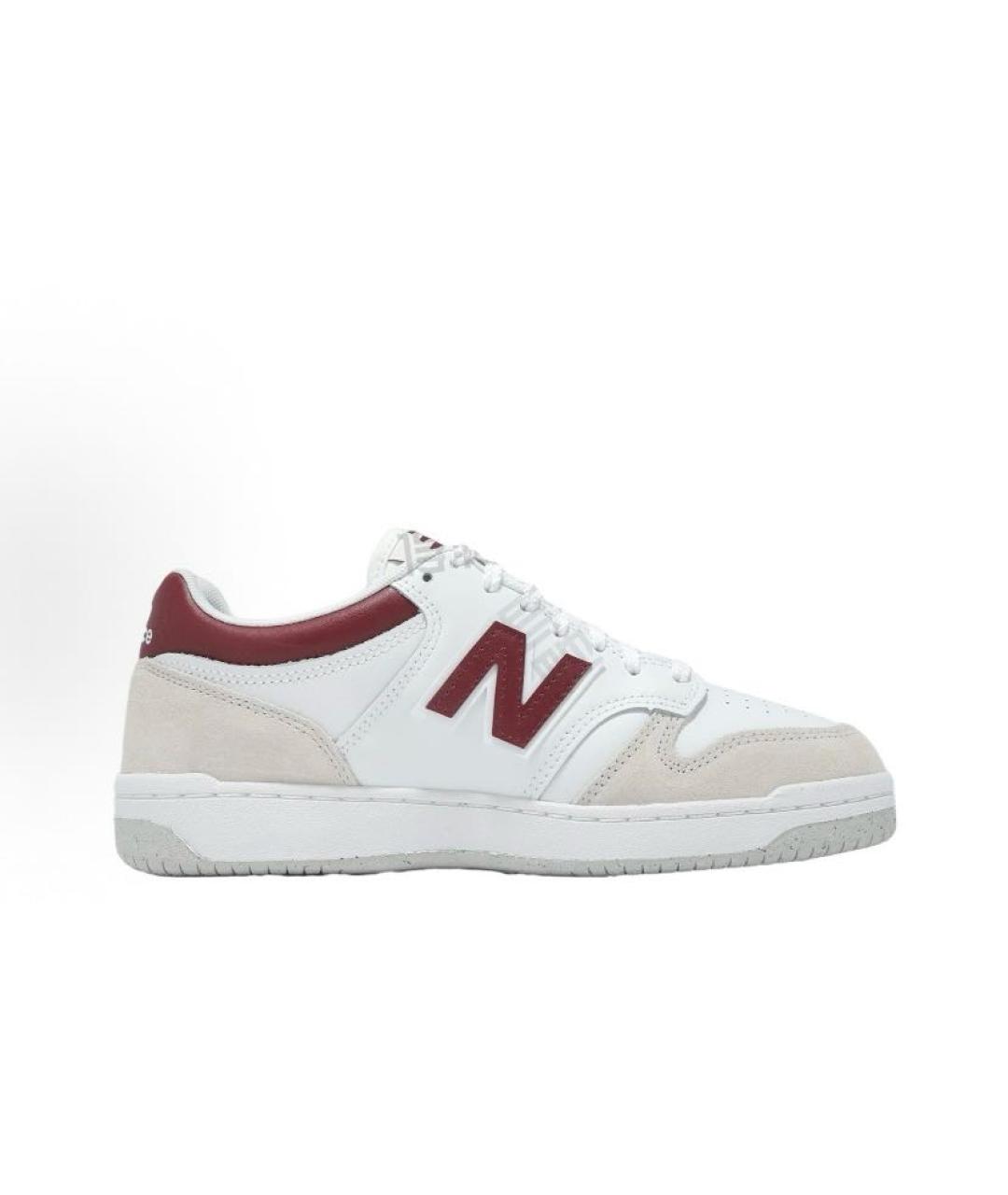 NEW BALANCE Белые кожаные кроссовки, фото 6