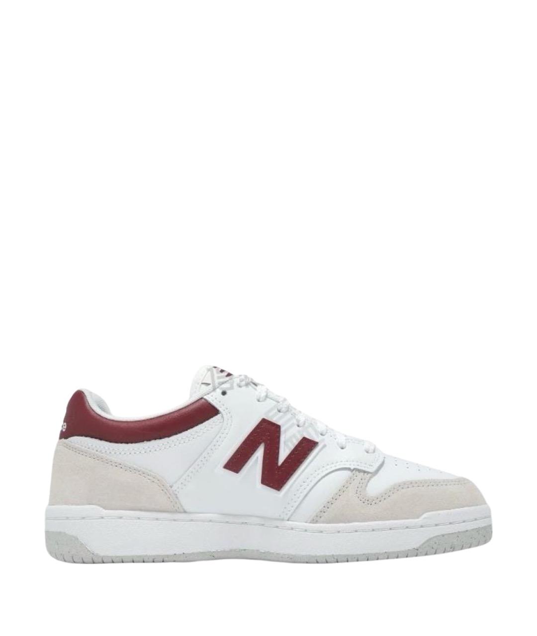 NEW BALANCE Белые кожаные кроссовки, фото 1