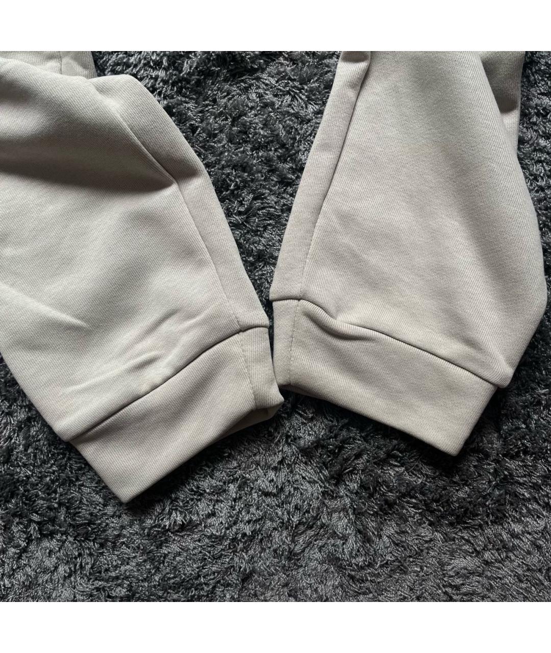 NIKE Бежевые хлопковые повседневные брюки, фото 5