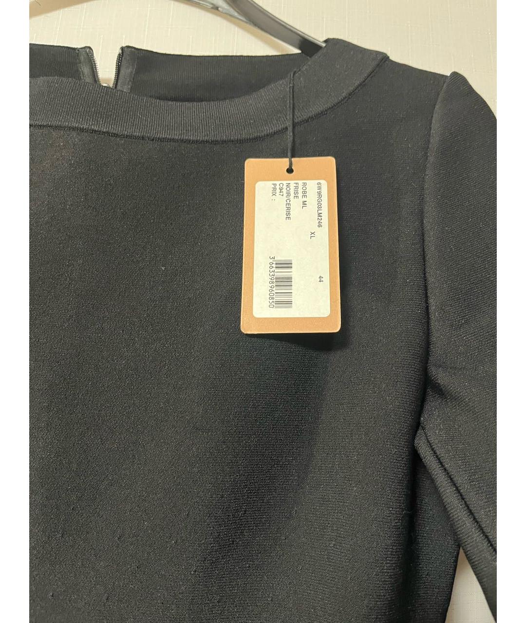 ALAIA Черное вискозное вечернее платье, фото 3