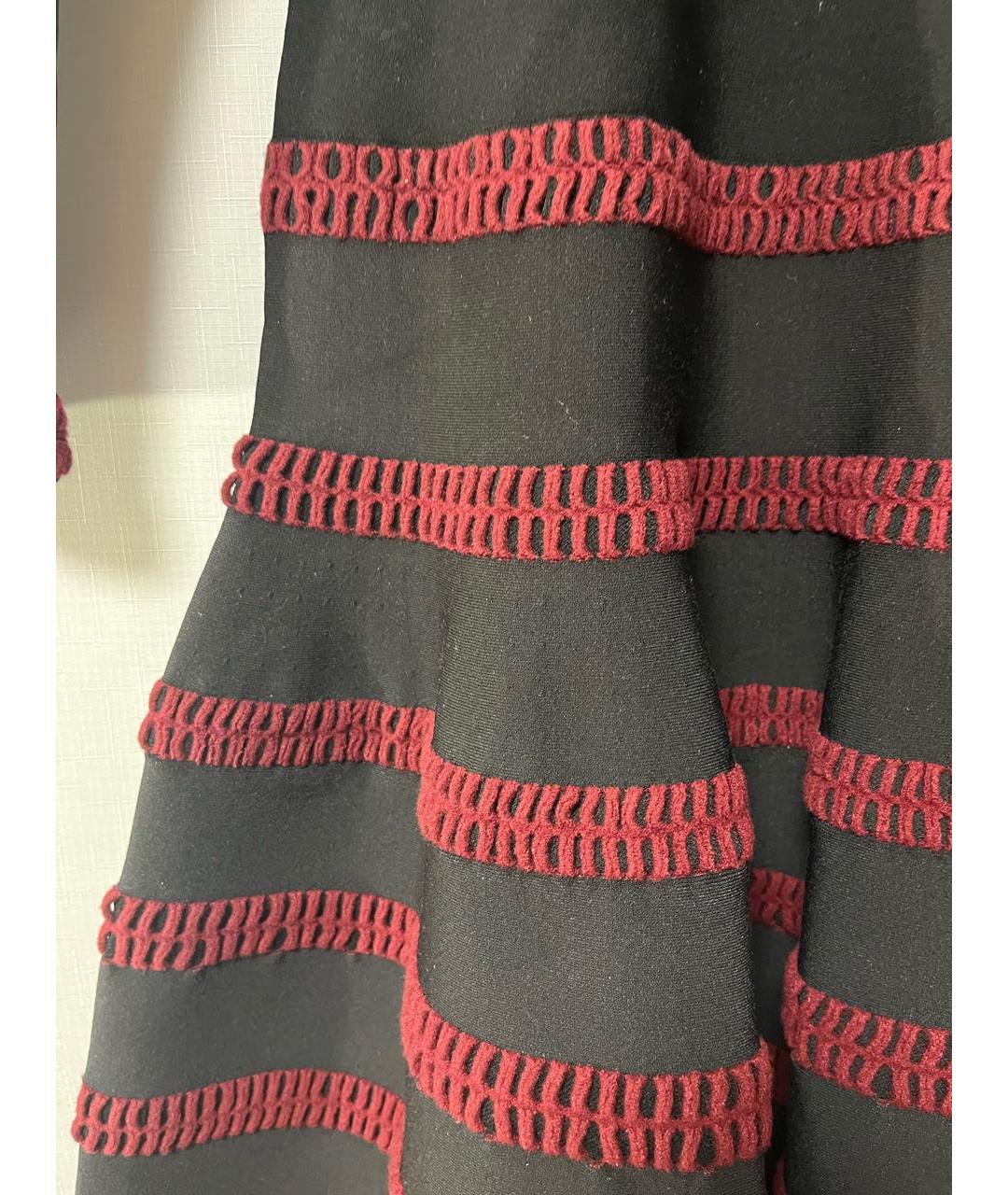 ALAIA Черное вискозное вечернее платье, фото 4