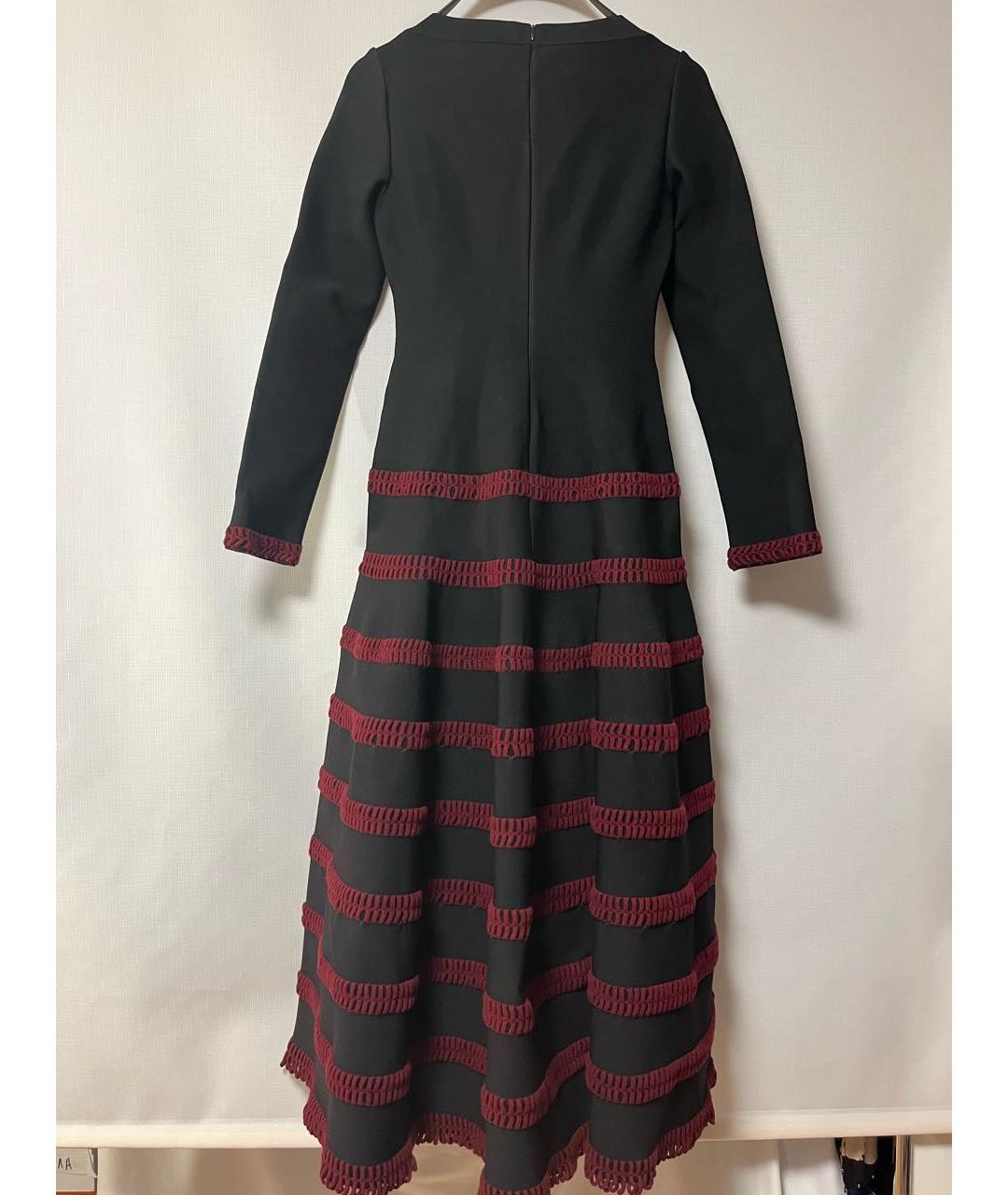 ALAIA Черное вискозное вечернее платье, фото 2