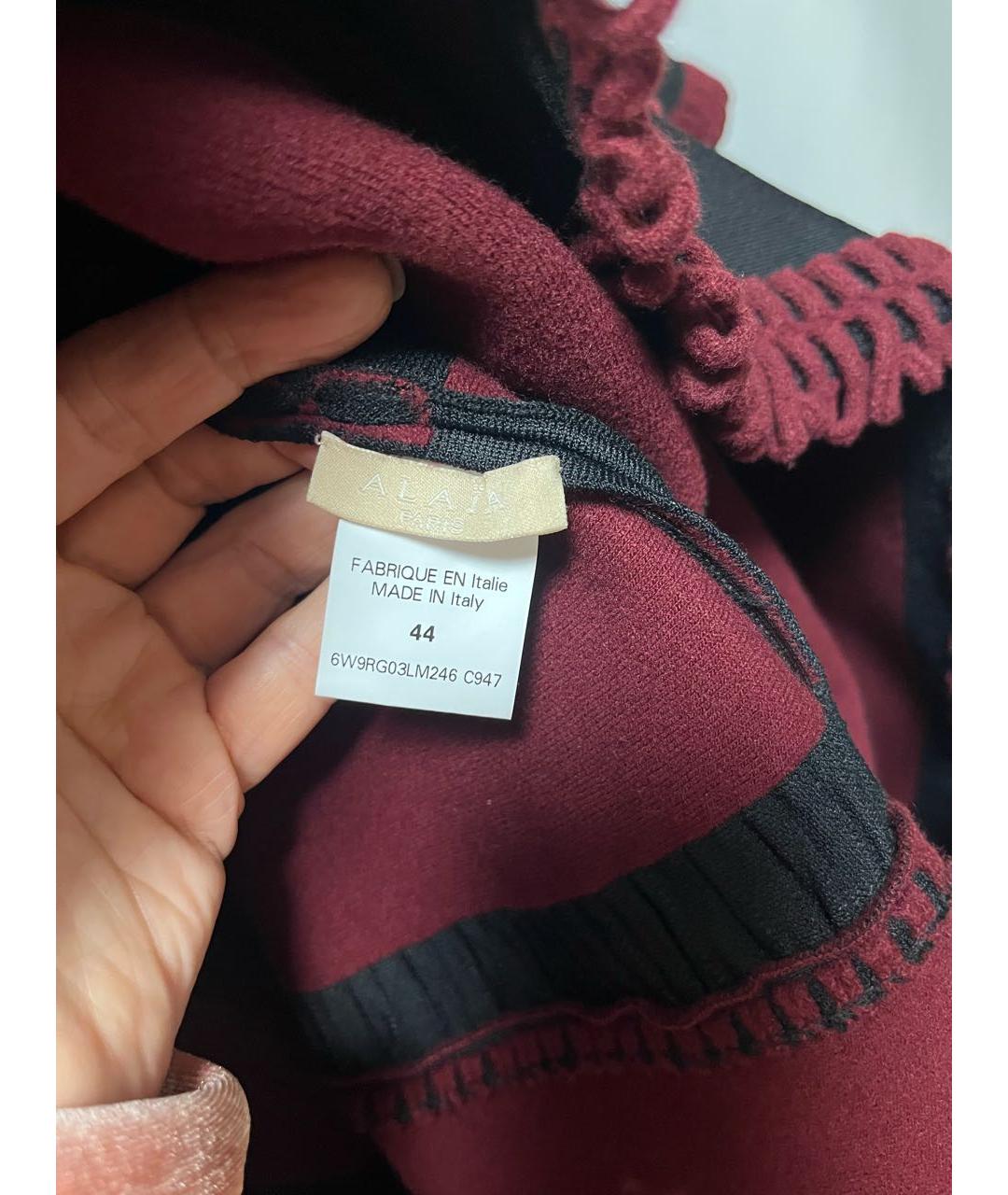 ALAIA Черное вискозное вечернее платье, фото 6