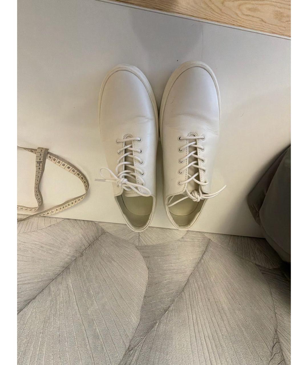 12 STOREEZ Белые кожаные кеды, фото 2