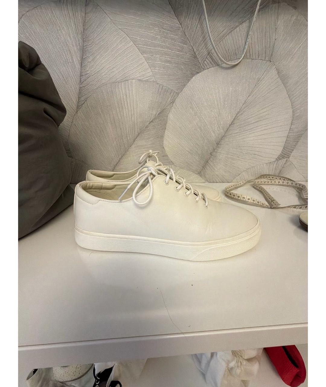12 STOREEZ Белые кожаные кеды, фото 8
